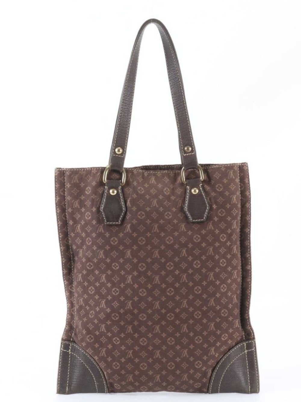 Louis Vuitton Monogram Mini Initial Tangier Leather Tote Shoulder - Picture 3 of 10